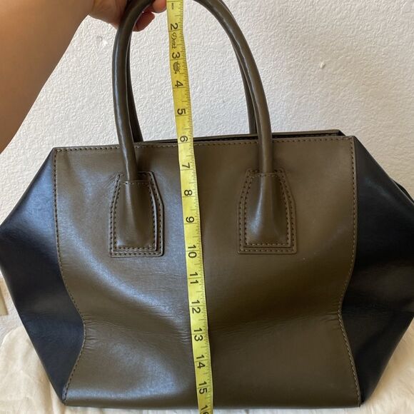 Stella McCartney Olive Green Faux Leather Beckett Boston Bag - Picture 13 of 14
